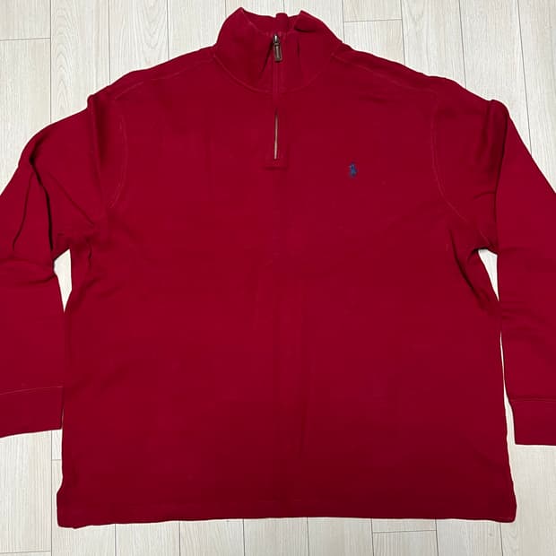 90s폴로랄프로렌포니로고코튼니트반짚업 XXL