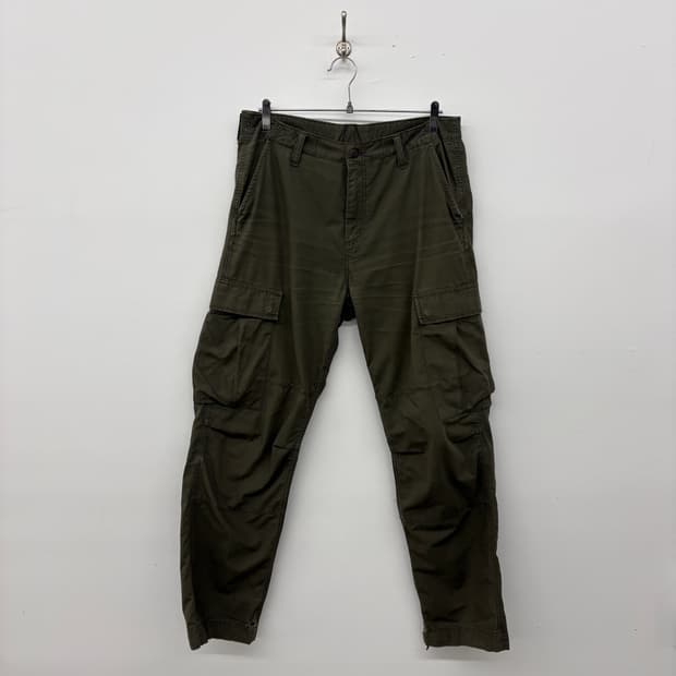 칼하트 카키색 카고 바지 남성 32