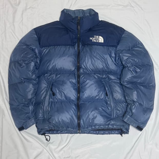 90s 노스페이스 빈티지 눕시 센터로고 패딩