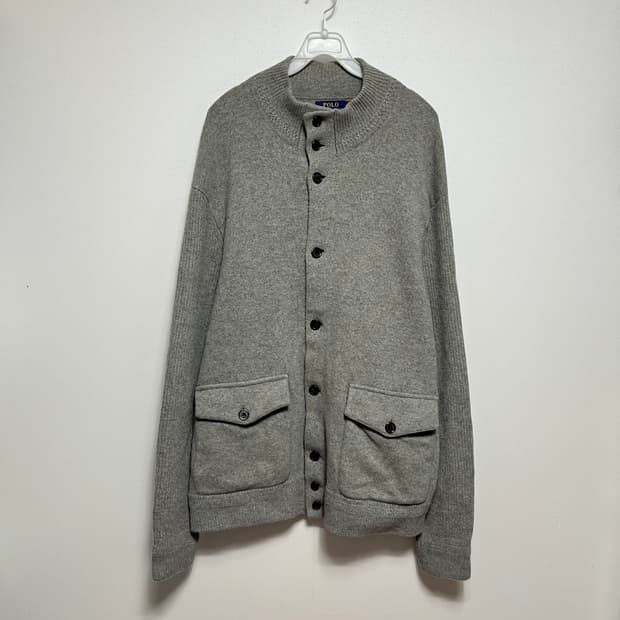 폴로 랄프로렌 캐시 혼방 니트 가디건 