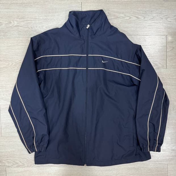 나이키 올드스쿨 바람막이 자켓 네이비