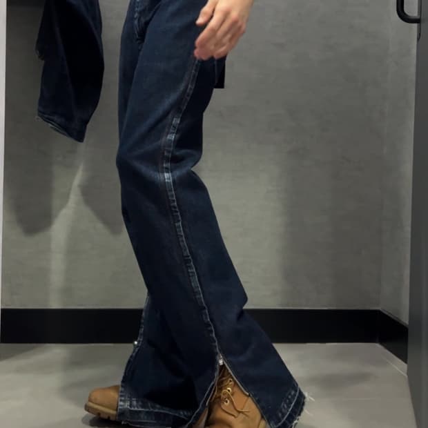 TOGA VIRILIS ZIPPER DENIM PANT