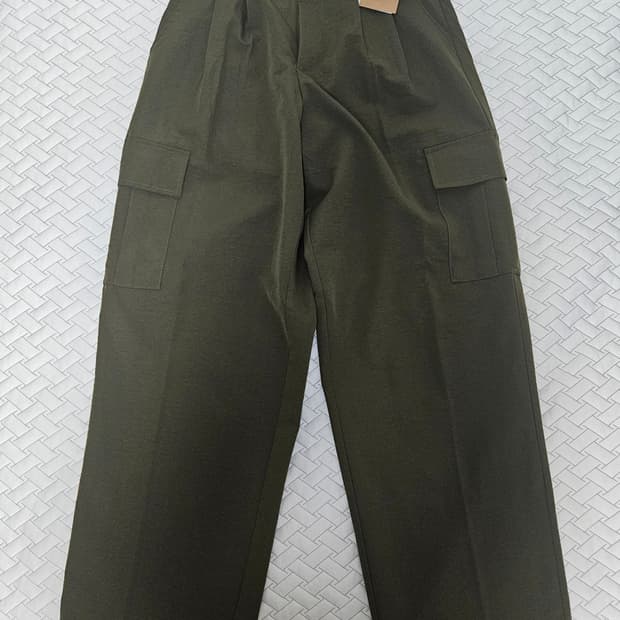 [새상품] 굿라이프웍스 카고 팬츠 카키 S