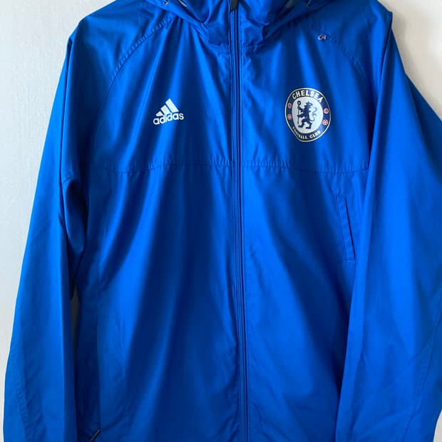 아디다스 첼시 FC 블루 바람막이 95
