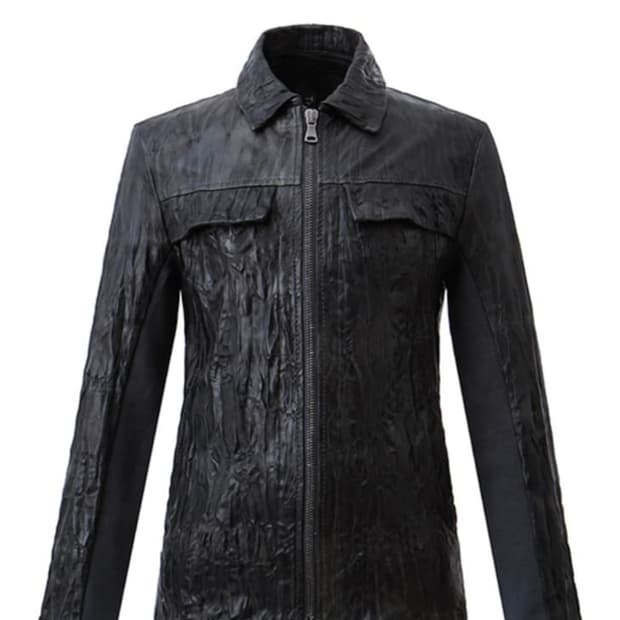 트랜짓 가죽자켓 95사이즈