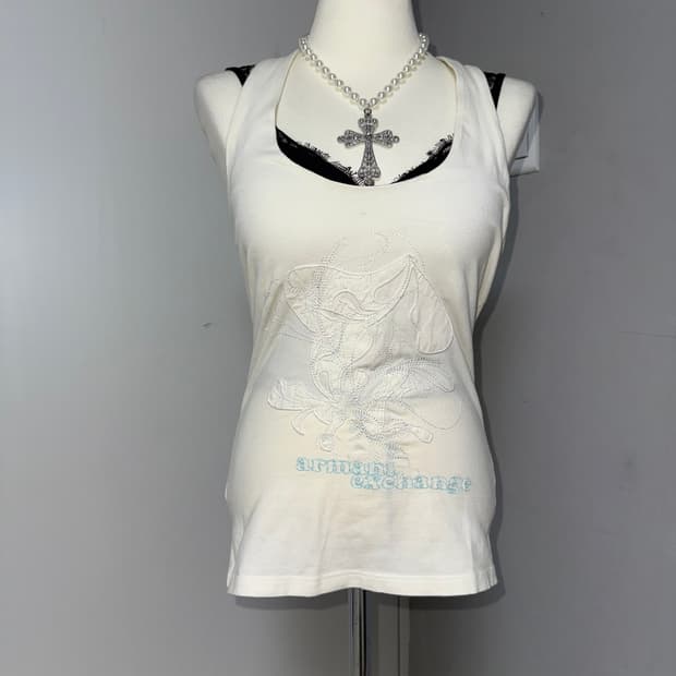 아르마니 익스체인지 빈티지 홀터넥 