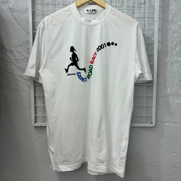 2001 미즈노 올 스포츠 세이코 로드 레이스 기념 반팔 티셔츠 L