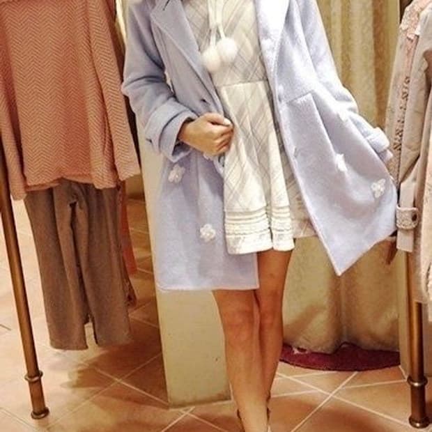 리즈리사 핀터깔 고전 플로럴 코트 히메갸루 히메카지 라떼갸루 로걀