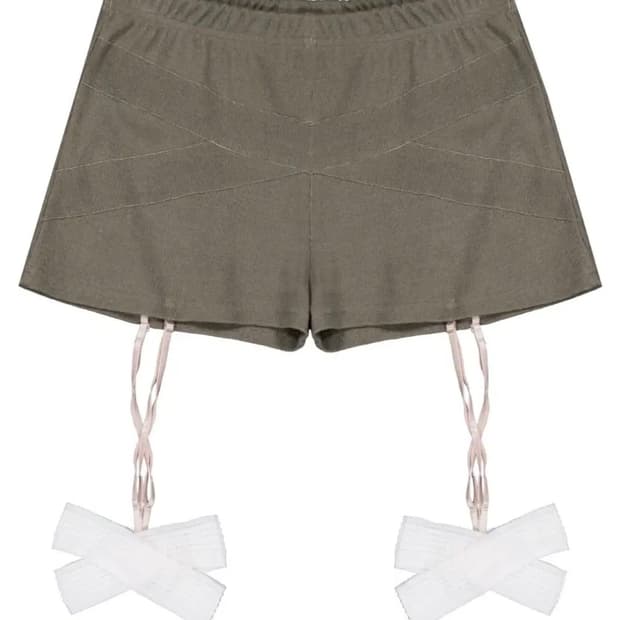 구해요!! OSHIGH Bandage Garter Shorts