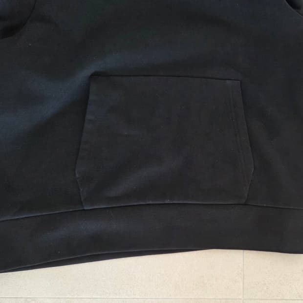 라코스테 클래식 핏 후드티 블랙 US L