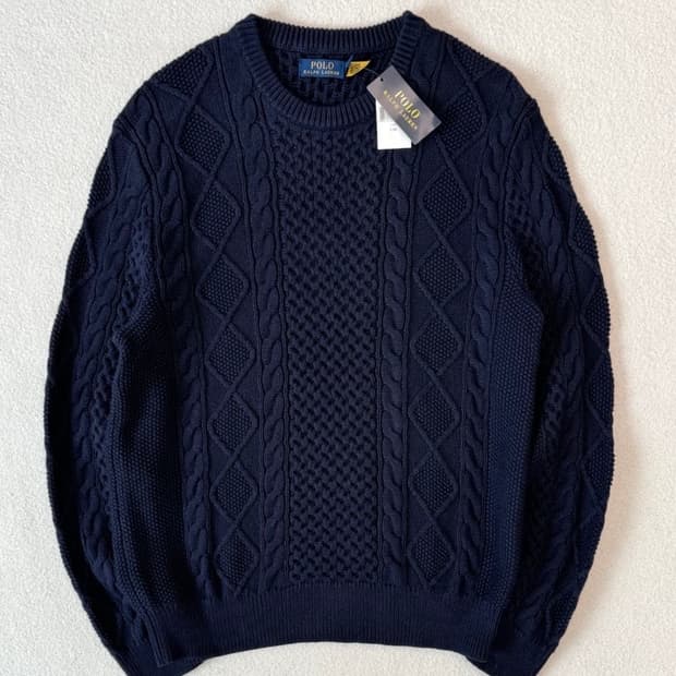 폴로랄프로렌 피셔맨 니트L