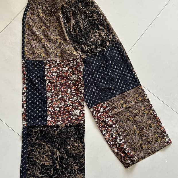 PATCHWORK EASY PANTS