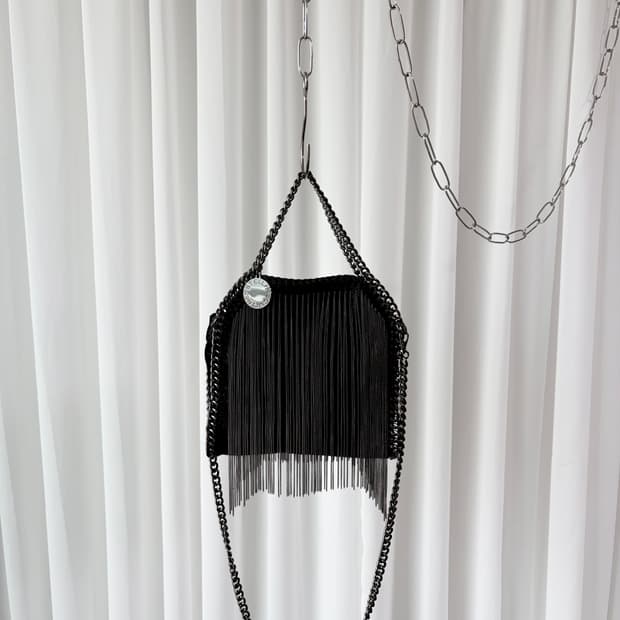 스텔라 맥카트니 팔라벨라 프린지 체인 토트백