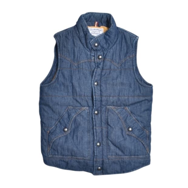 정글스톰 빈티지 구제 웨드턴 데님 베스트 조끼 N908