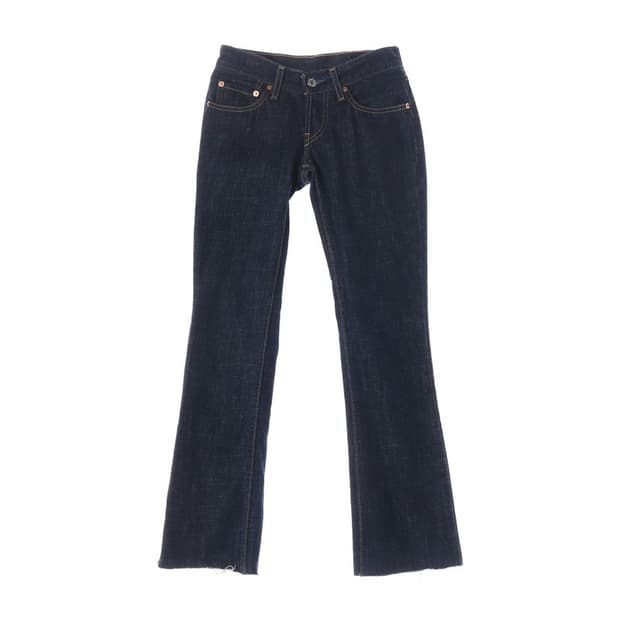 리바이스 593 로우라이즈 플레어 데님 진청 25