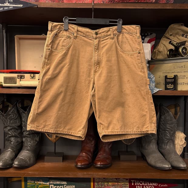 00s 칼하트 덕캔버스 카펜터 워크 하프팬츠 N1114  