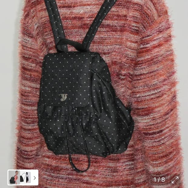 여밈 미니 도트 백팩 mini day backpack