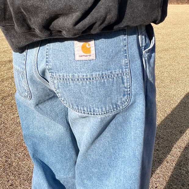칼하트윕 노르코 블루 데님 심플 팬츠 32사이즈
