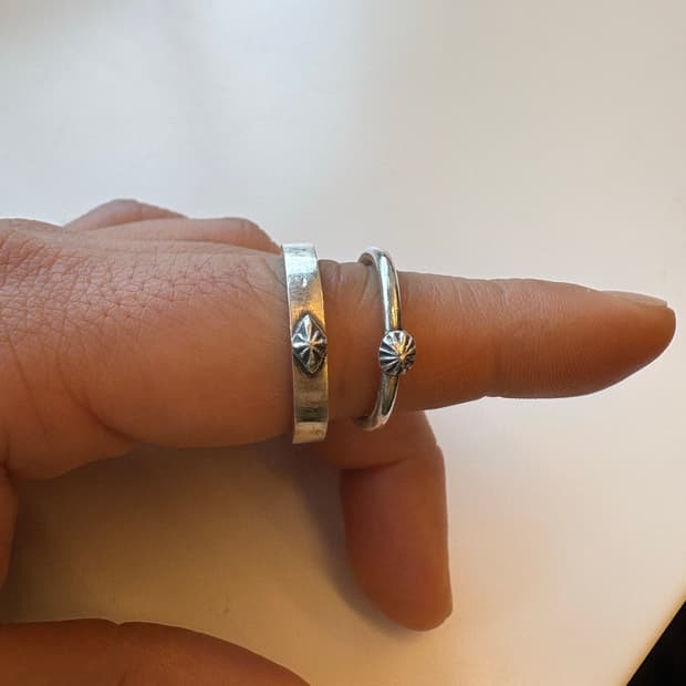 925 실버 콘초 반지