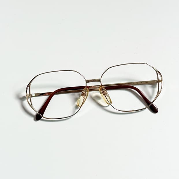90s RODENSTOCK 골드 펜타곤 프레임 빈티지 안경
