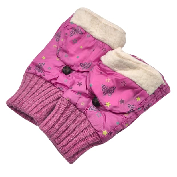 08s 안나수이 핑크 키치 나일론 퍼 2way 장갑