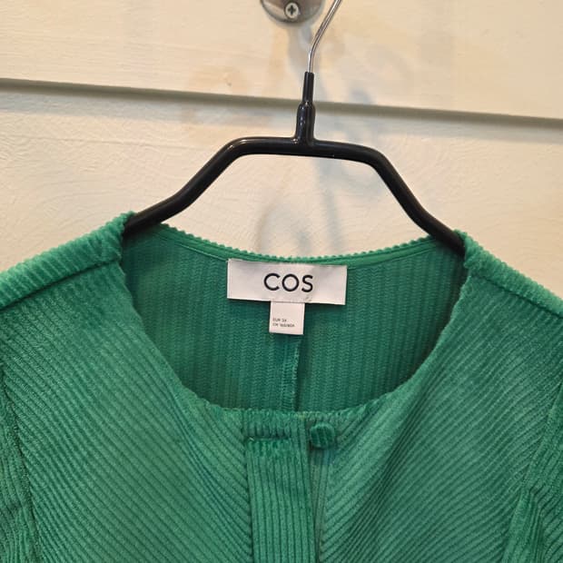 COS 코스 그린 코듀로이 원피스
