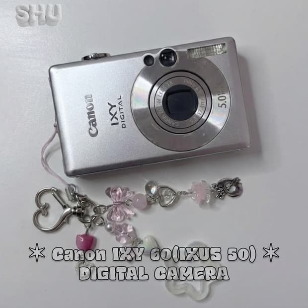 캐논 익시 IXY 60(익서스 IXUS 50) 빈티지 디카 실버