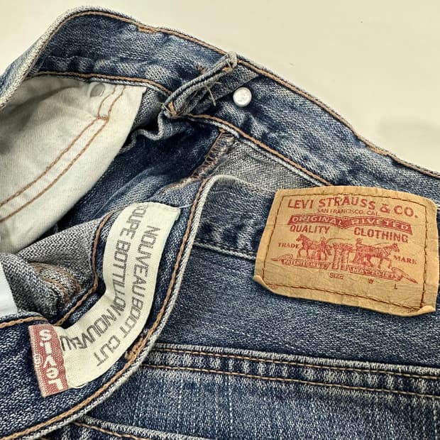 32-33 리바이스 연청 부츠컷 플레어진