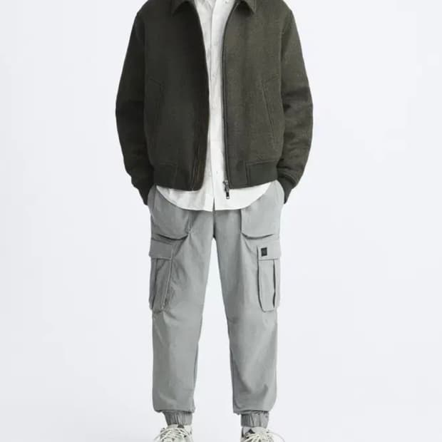 자라 조거웨이스트 카고 팬츠 사이즈 M