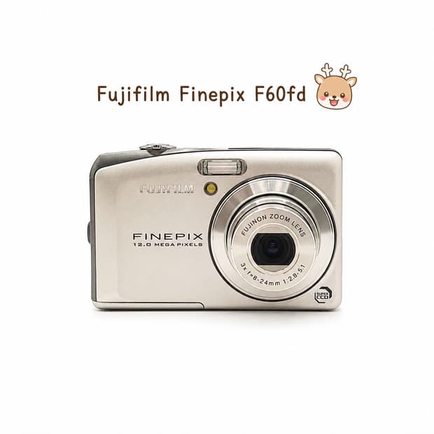 후지필름 파인픽스 F60fd 골드 ✨ 감성 색감이 예쁜 초미품 디카 🤍