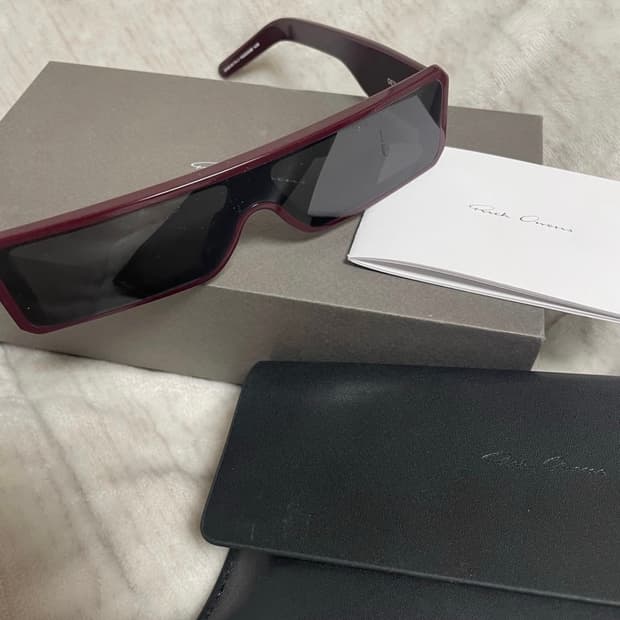 릭오웬스 할리우드 게스 geth 선글라스 버건디