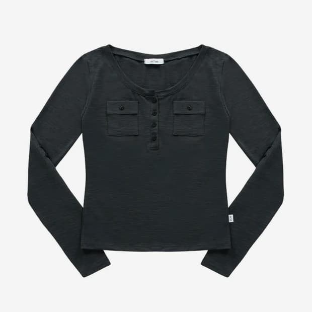 애즈온 ATLANTA POCKET TEE / CHARCOAL