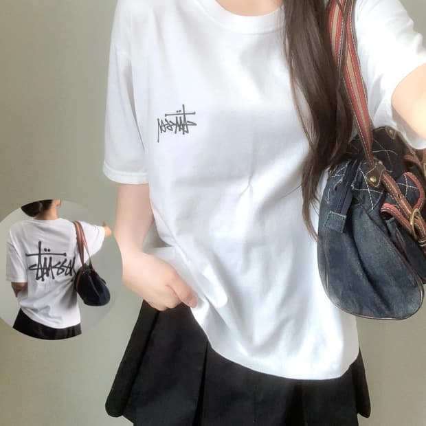 스투시 반팔티