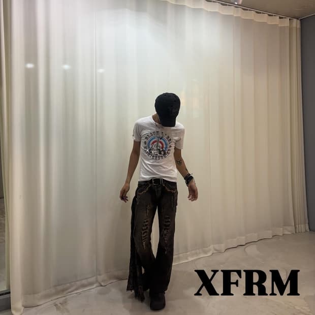 “XFRM” Rock Print Slim Fit Tee