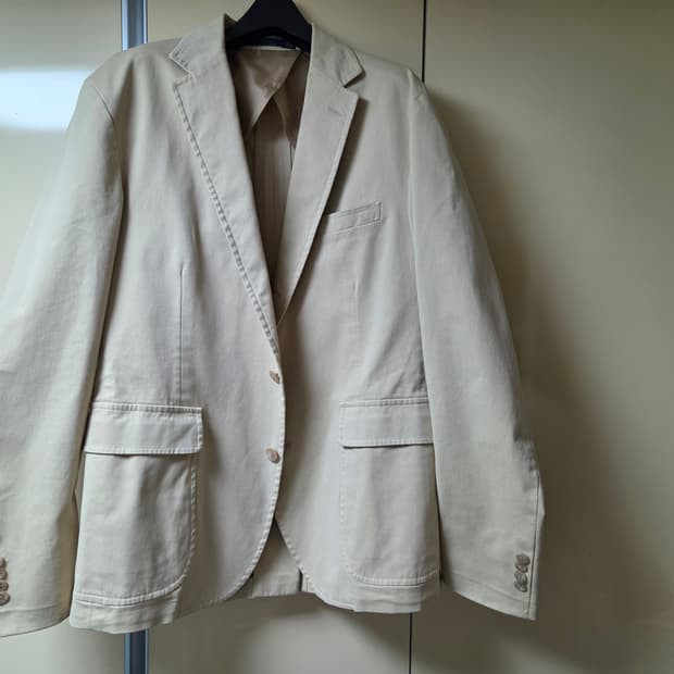 폴로 코튼 블레이저 자켓 44R (105)