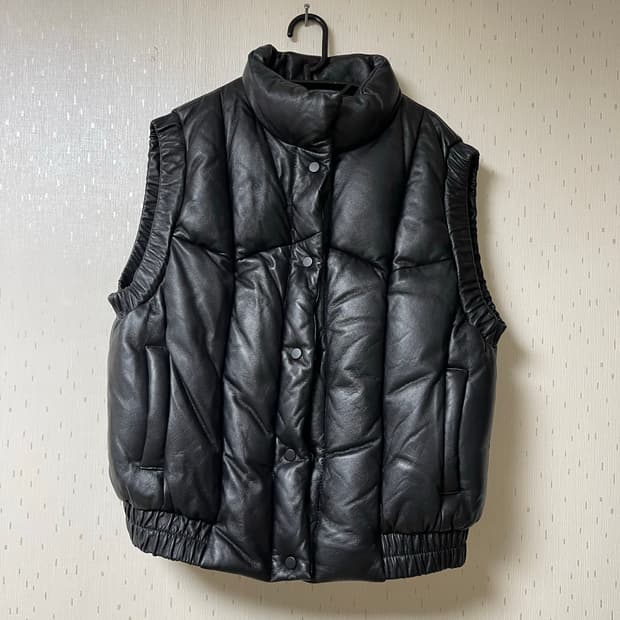 로보 정품 이태리 램스킨 구스다운 베스트 GVT22C0