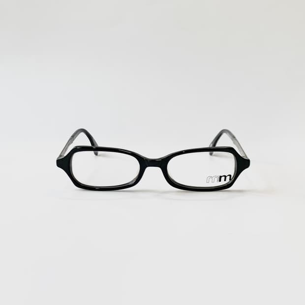 [픽키-665] 블랙 스퀘어 아세테이트 안경 클래식 사각 