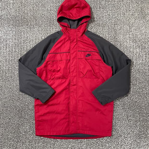 빈티지9. 나이키 올드스쿨 레트로 빈티지 바람막이 점퍼 기모 돕바