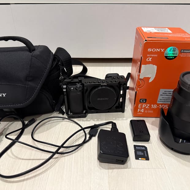 소니 a6000 + E PZ 18-105 + 스몰리그 케이지