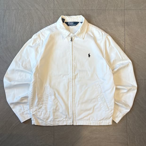 폴로 정품 화이트 스윙톱 자켓