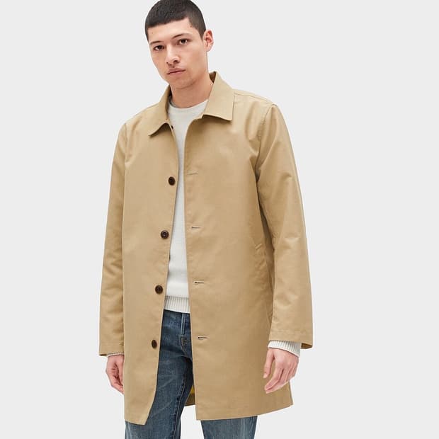 갭 GAP 베이직 롱 자켓/코트(XS, 네이비)