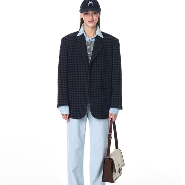 그로브 페니 체크 자켓