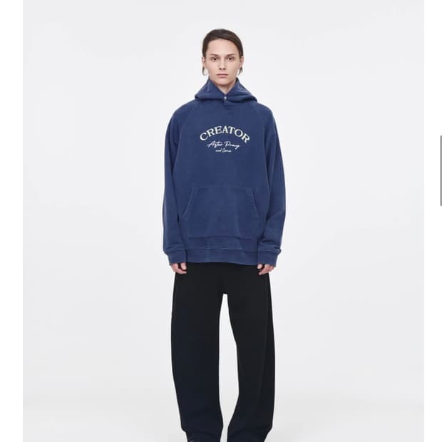 [에프터프레이] 프레센스 크리에이터 프린트 후디 네이비 L