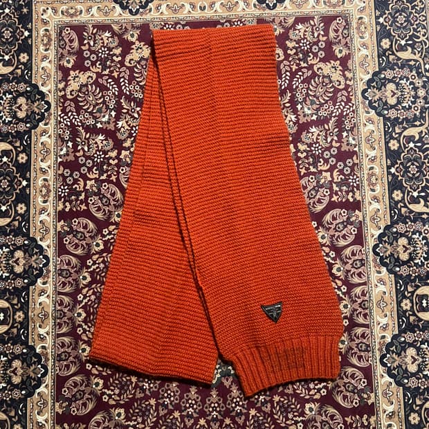 나이젤 카본 Nigel Cabourn 울 머플러 오렌지