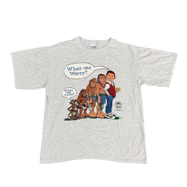 빈티지 90s MAD TV 매드 매거진 카툰 티셔츠