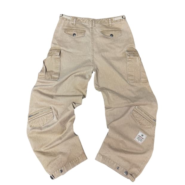 [2 Size 구매] 아오이로 히카리 스냅 M65 집 팬츠 카멜