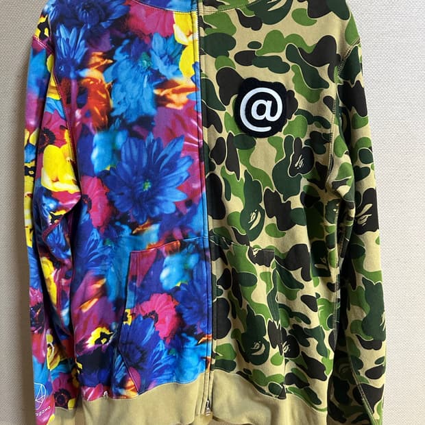 Bape x Mika Ninagawa Bear Shark ziphood