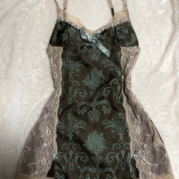 Eblin lace sleeves mini dress