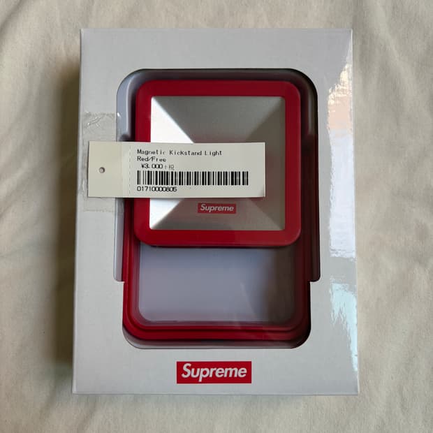 슈프림 18FW 마그네틱 킥스탠드 라이트 레드  SUPREME 