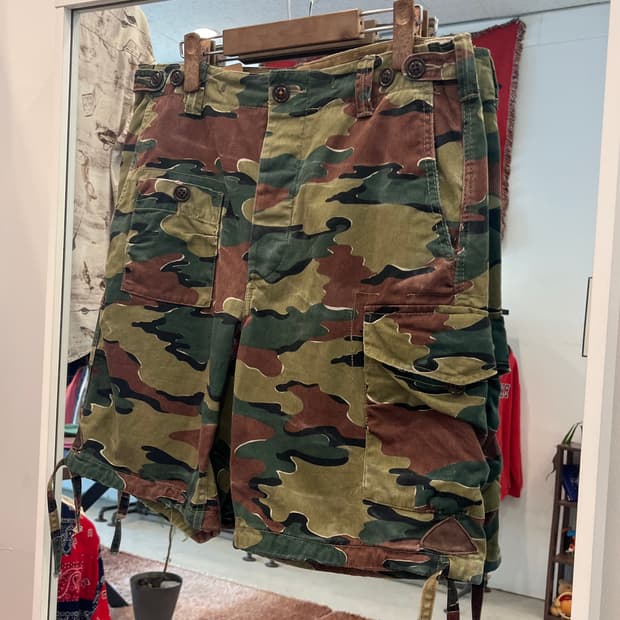 Polo RL 폴로 랄프로렌 카모플라쥬 컴뱃 카고 하프 팬츠